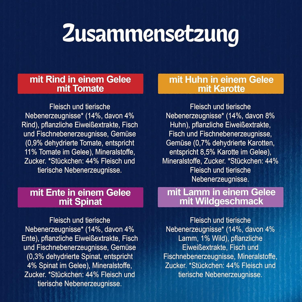 FELIX Sensations Gelees Katzenfutter nass in Gelee, Sorten-Mix