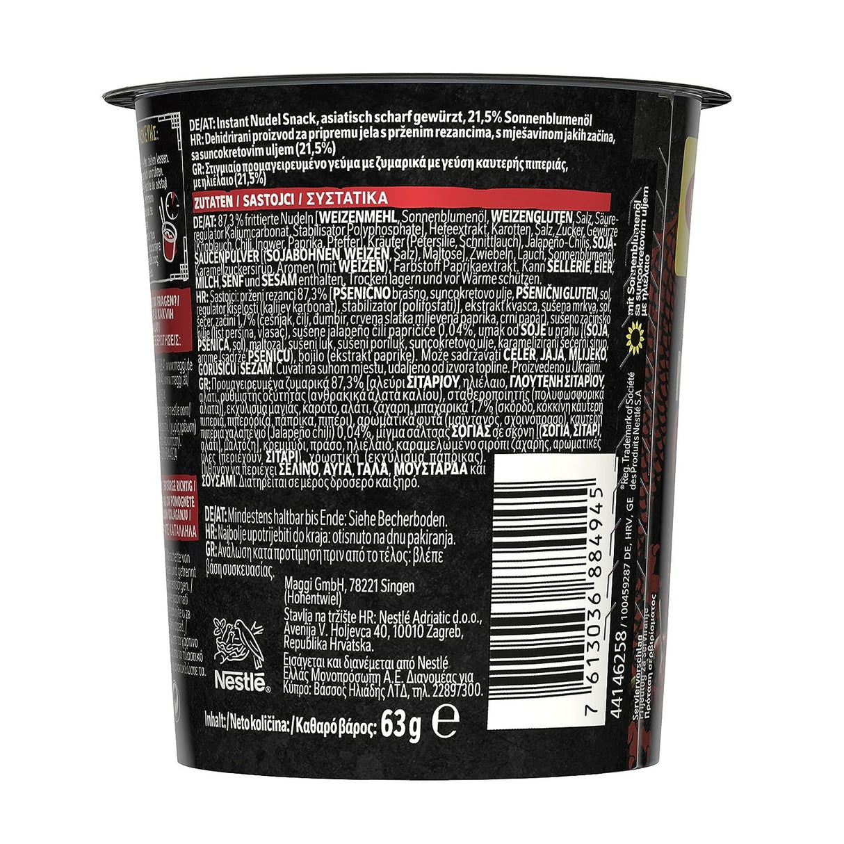 MAGGI Magic Asia Noodle Cup Chili [MHD 09/25]