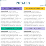 GOURMET Perle Erlesene Streifen mit Gemüse - Exotics Katzenfutter nass, 8er Pack à 85g Dose