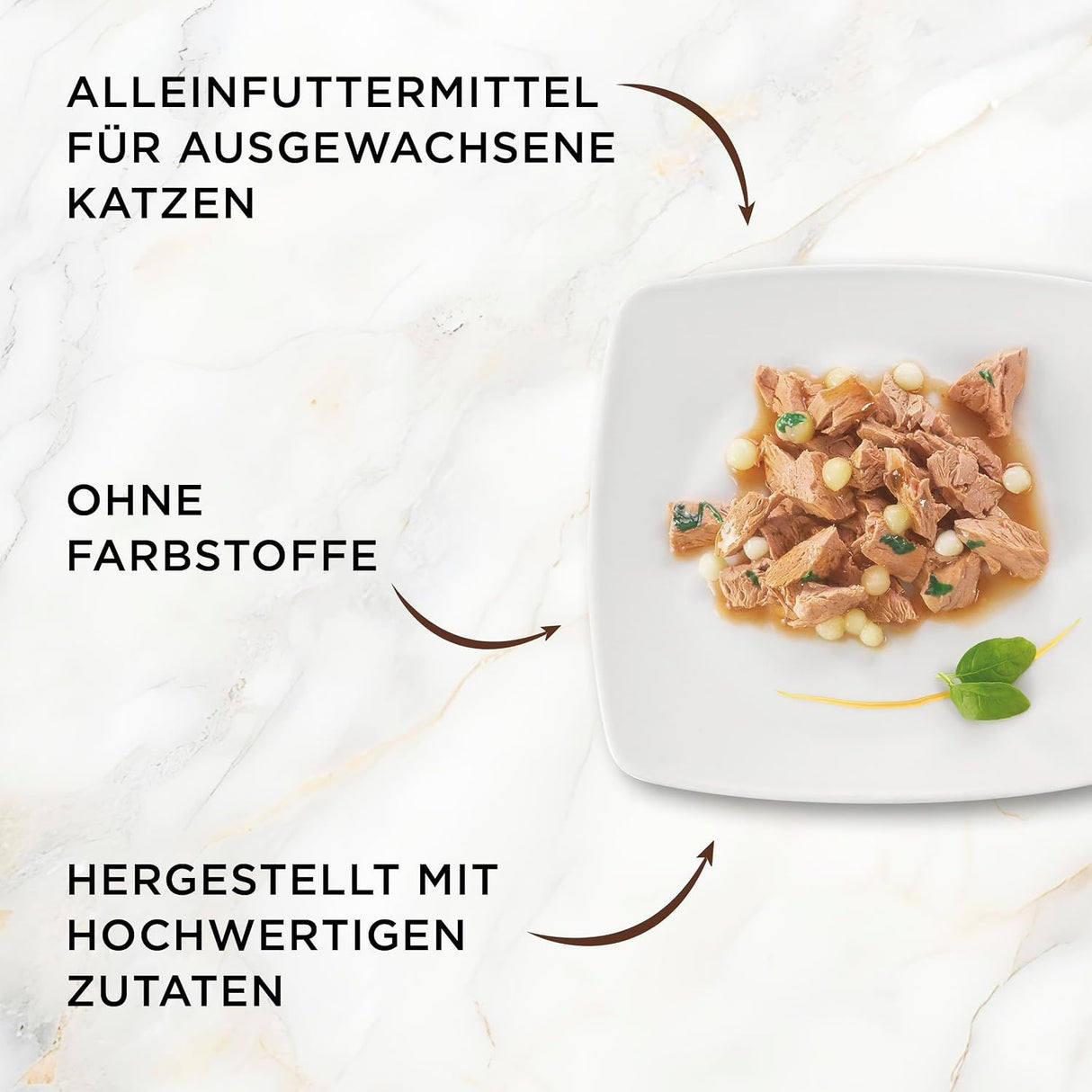 Gourmet A la Carte mit Huhn, Rind, Forelle und Seelachs