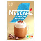 NESCAFÉ Cappuccino weniger süß Löskaffee 10 Sticks