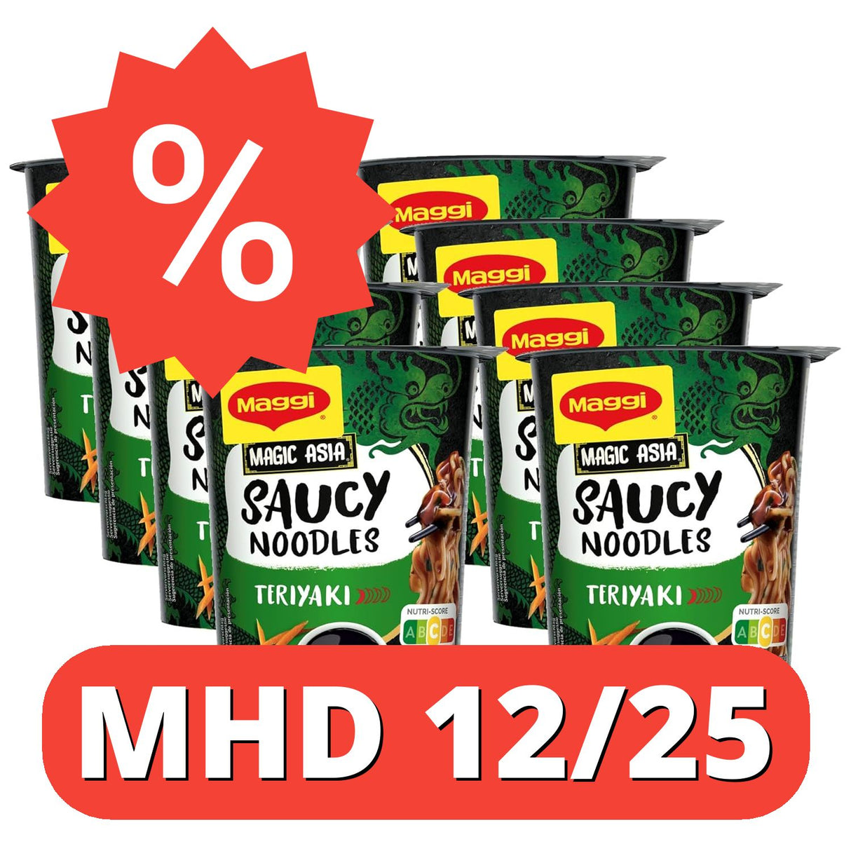 MAGGI MAGIC ASIA Saucy Noodles Teriyaki [MHD 12/25]