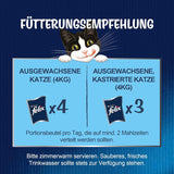 FELIX So gut wie es aussieht Doppelt Lecker Katzenfutter nass in Gelee, Sorten-Mix