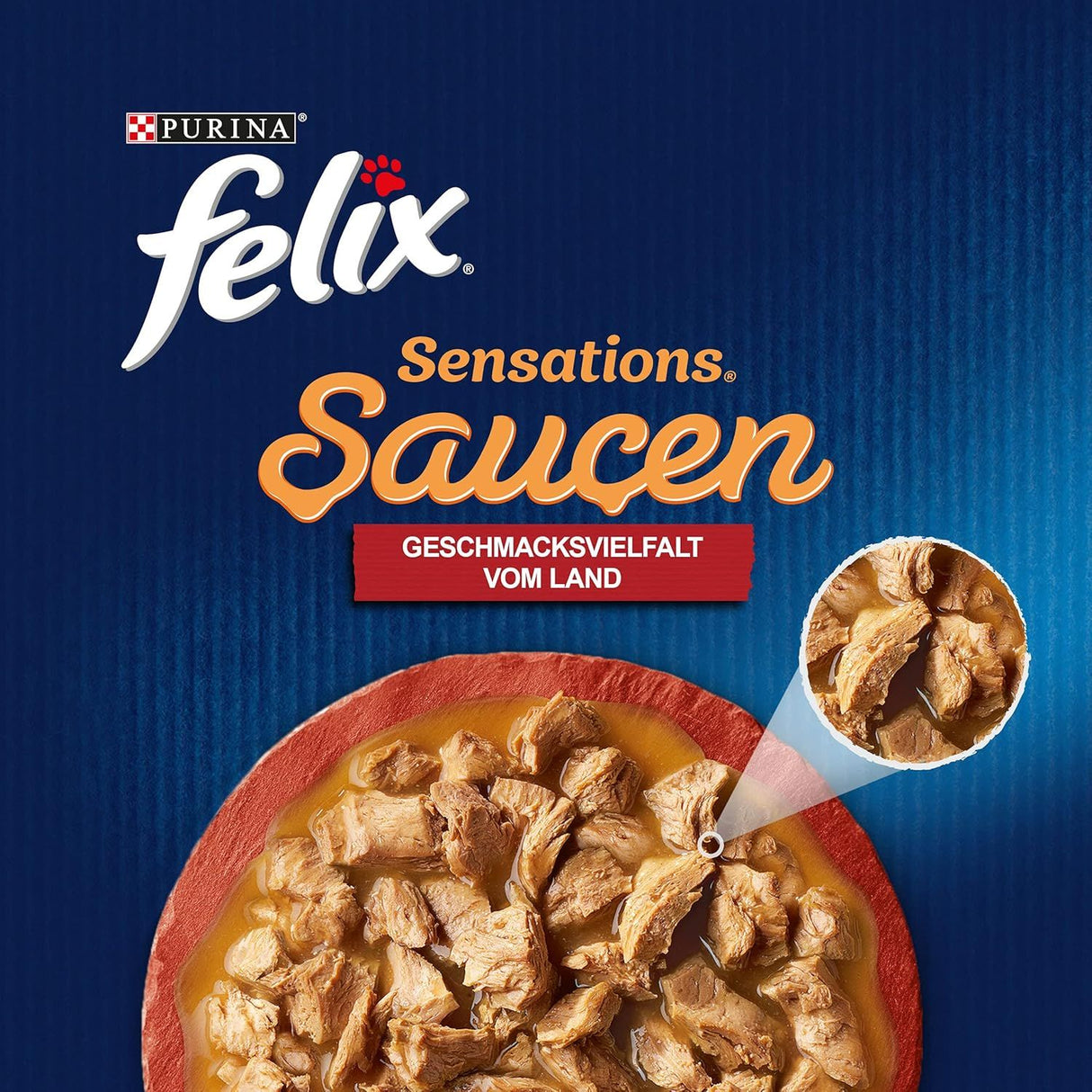 FELIX Sensations Saucen Katzenfutter nass, Sorten-Mix