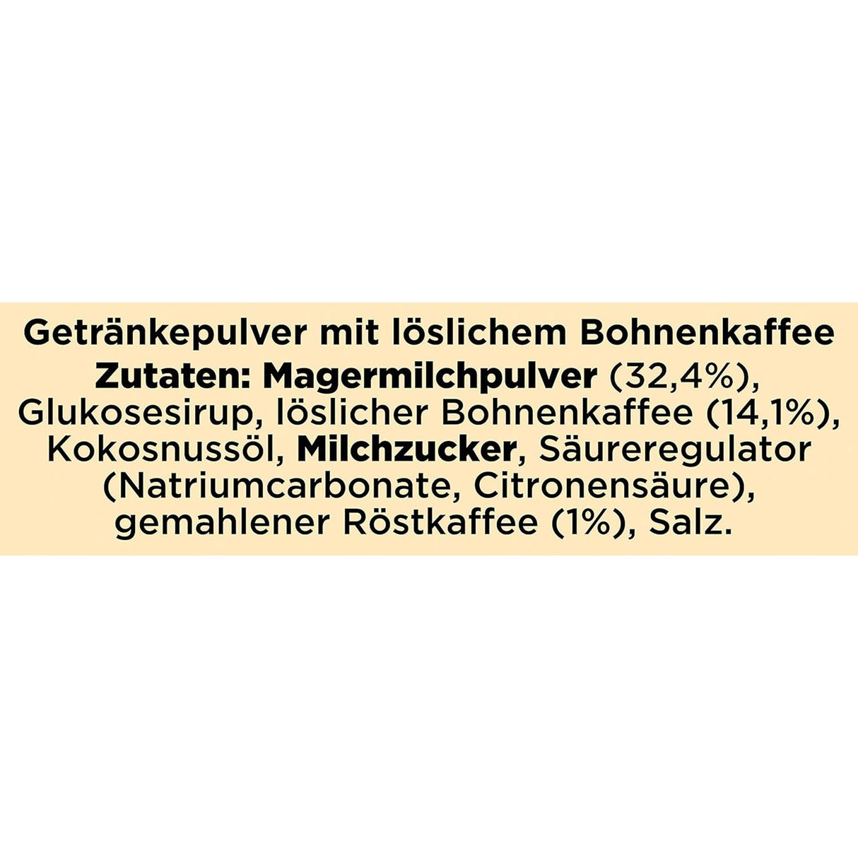 NESCAFÉ Gold Typ Cappuccino Weniger Süß