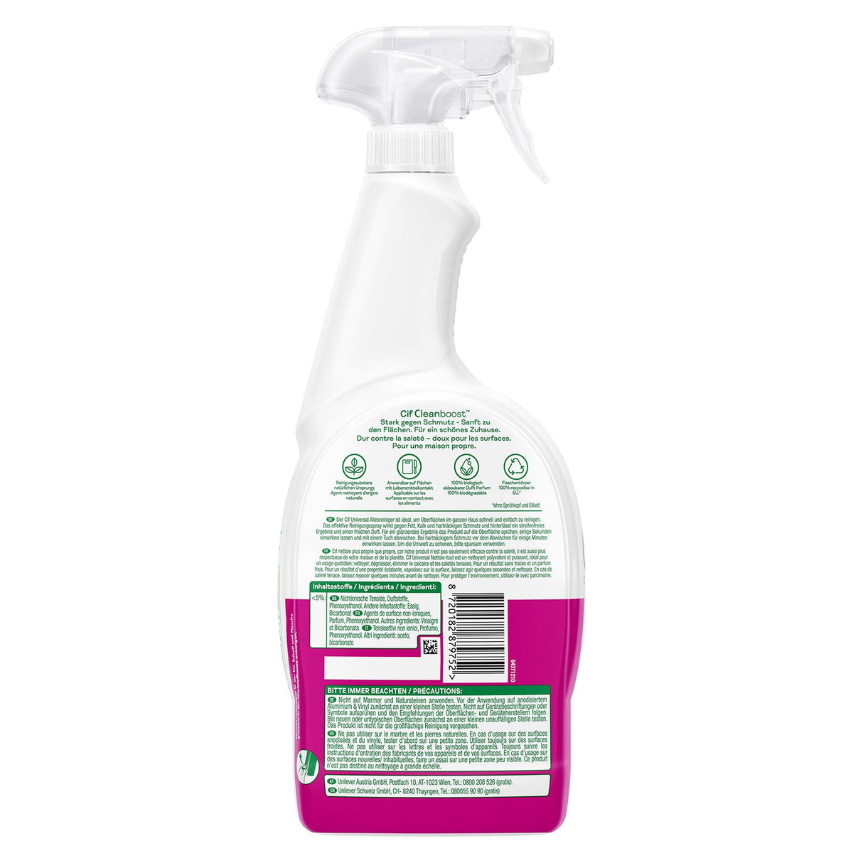 Cif Allzweckreiniger, Universal Allesreiniger,