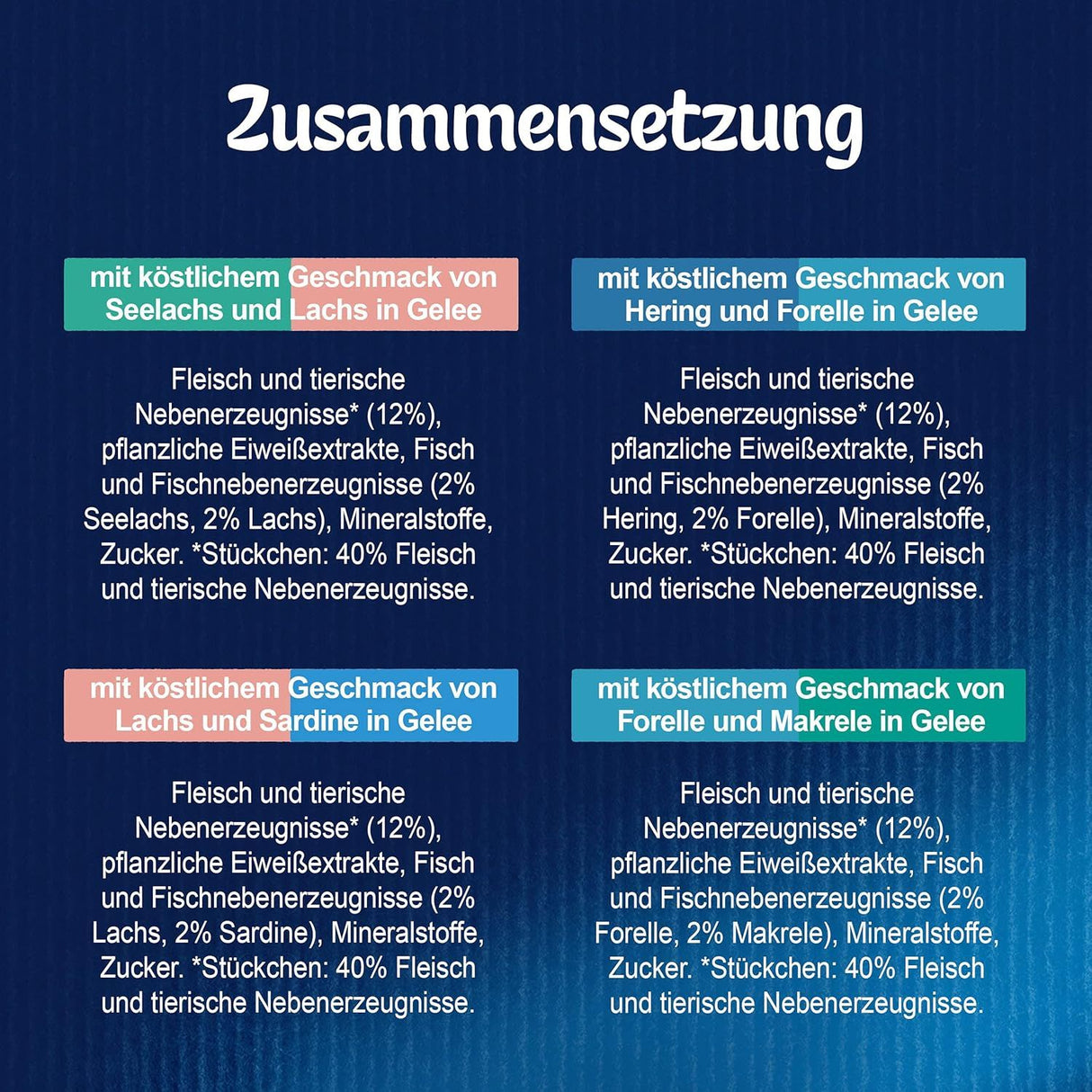 FELIX Doppelt Lecker Geschmacksvielfalt aus dem Wasser Katzennassfutter