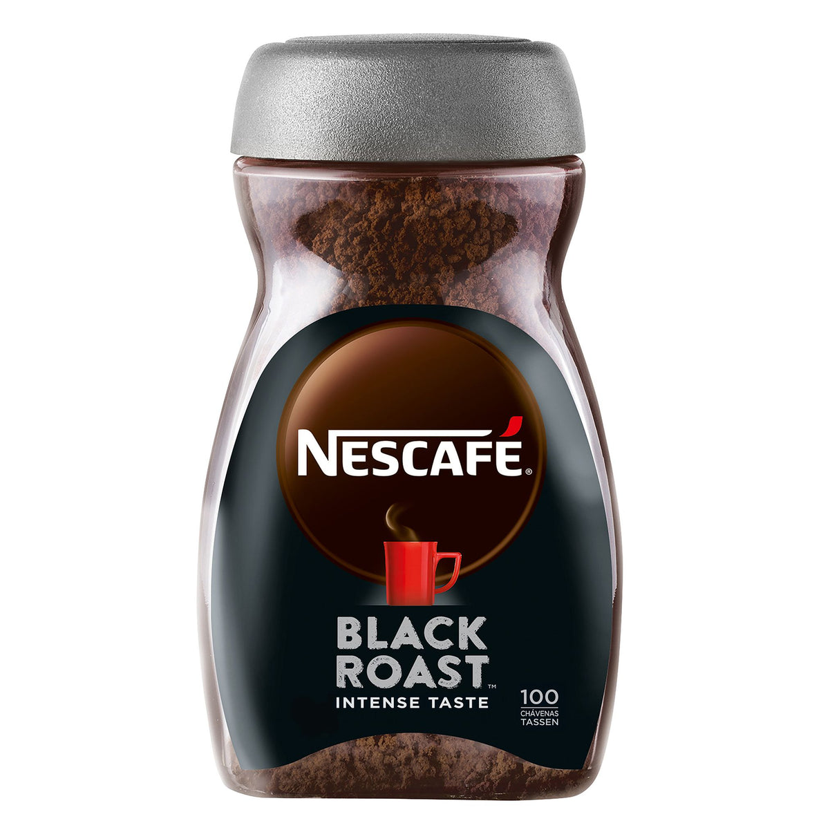 Nescafé Classic Black Roast, löslicher Bohnenkaffee aus dunkel gerösteten Kaffeebohnen