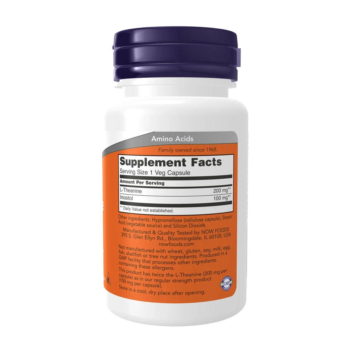 Now Foods Double Strength L-Theanine 200mg