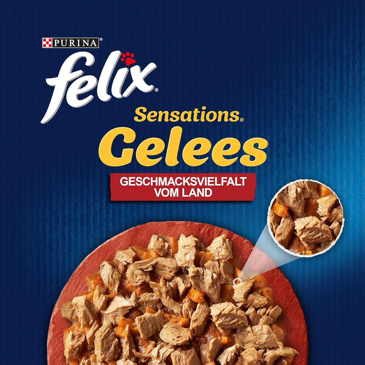 FELIX Sensations Gelees Katzenfutter nass in Gelee, Sorten-Mix