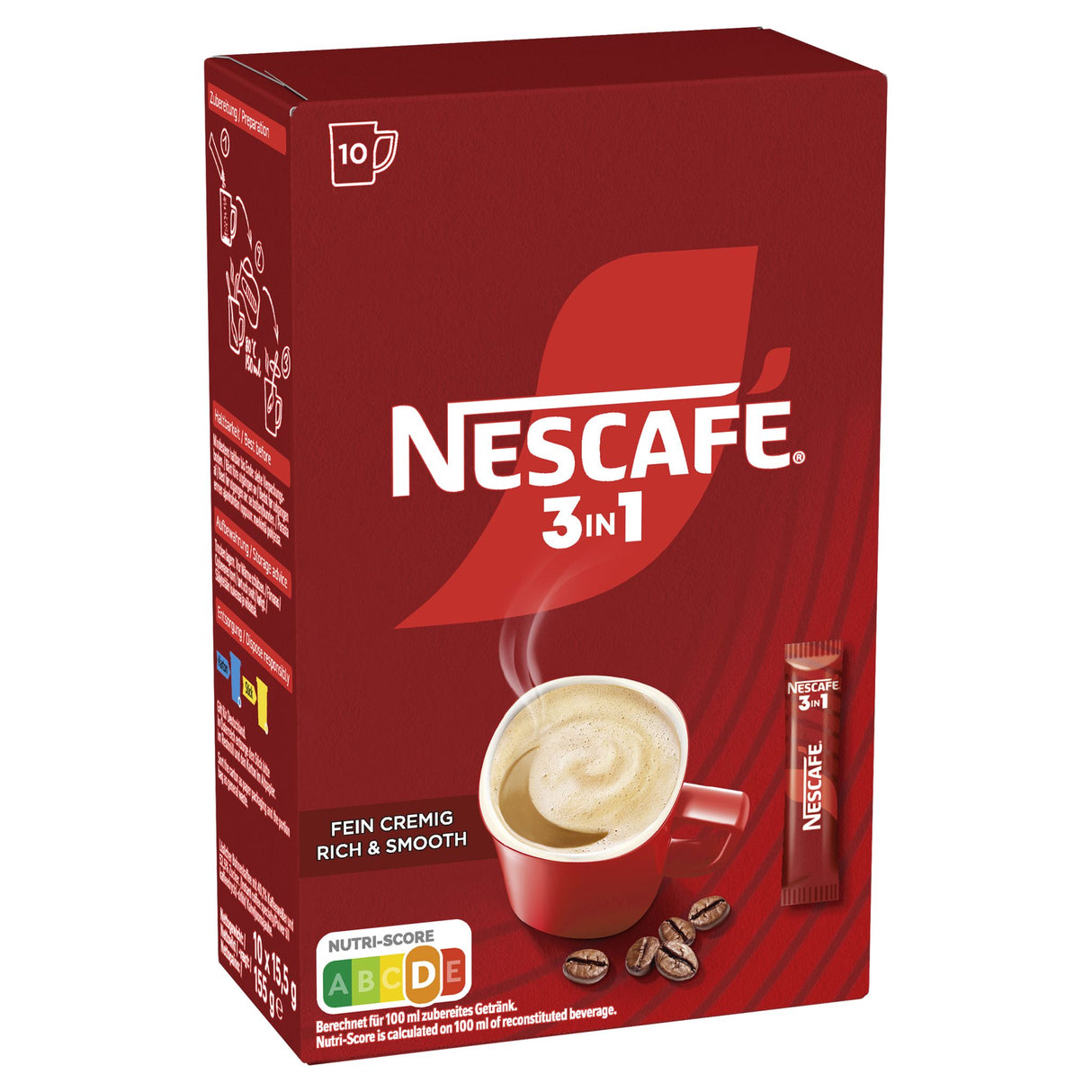 Nescafé 3in1 Classic Löskaffee Sticks