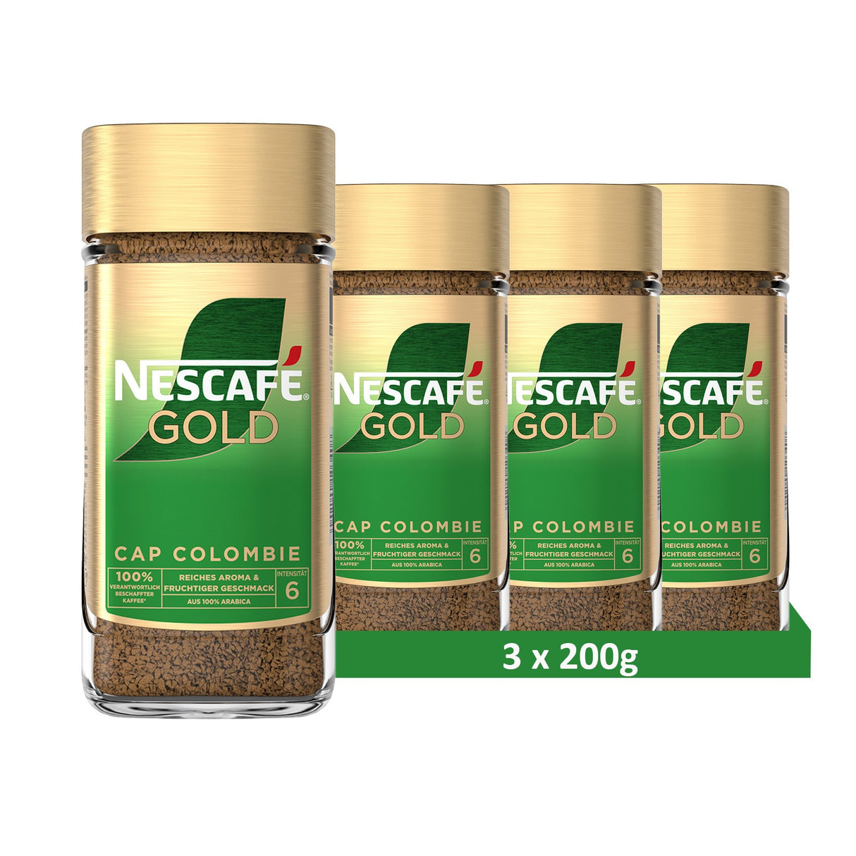 NESCAFÉ Gold Cap Colombie, löslicher Bohnenkaffee