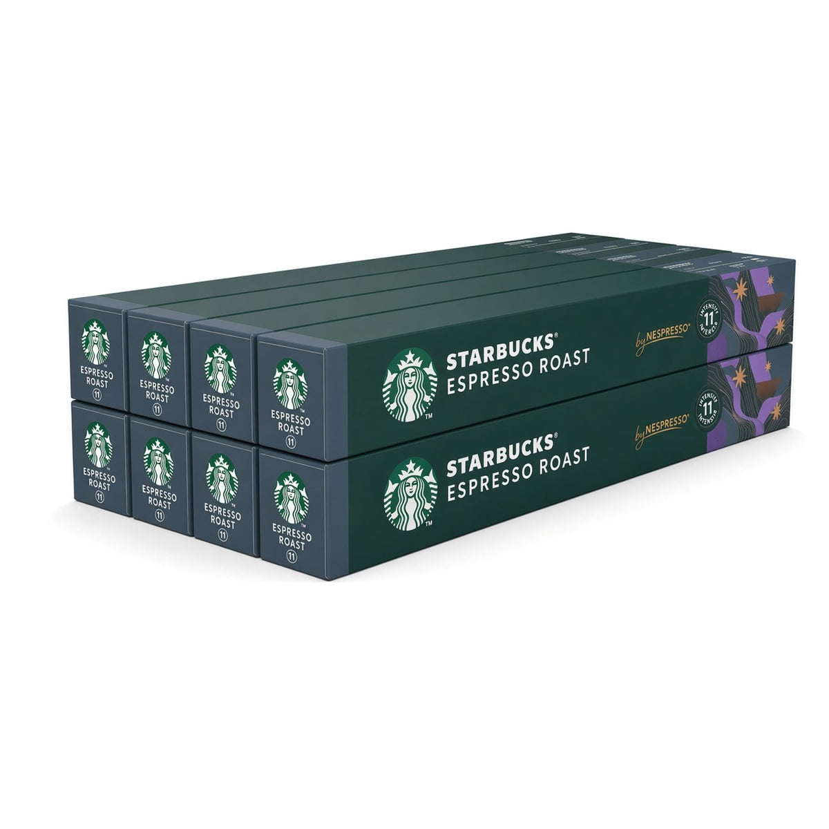 Starbucks Espresso Roast für Nespresso Kaffeekapseln 100% Arabica