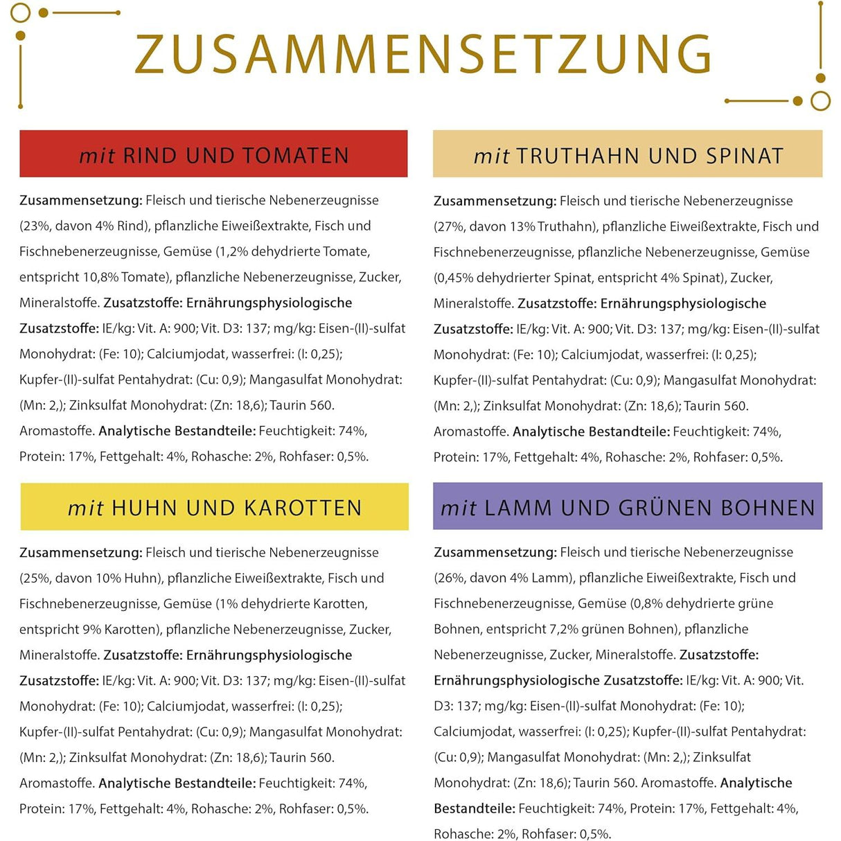 GOURMET Gold Raffiniertes Ragout Katzenfutter nass, Sorten-Mix, 8er Pack à 85g Dose
