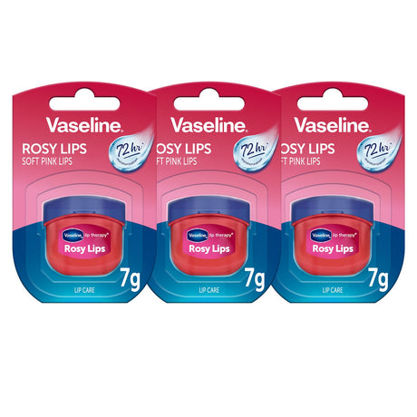Vaseline Lip Therapy 7G Rosy | Pflegender Lippenbalsam für optimale Feuchtigkeit | Doppelpack