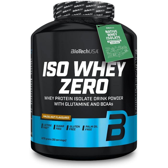 BioTechUSA Iso Whey ZERO  (Haselnuss  - 2270g)