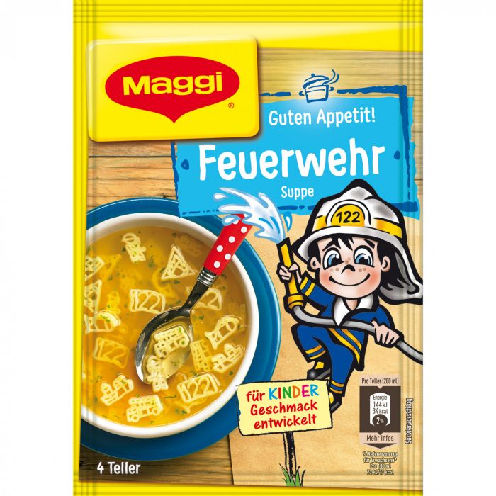 MAGGI Guten Appetit Feuerwehr Suppe (20 x 42g)