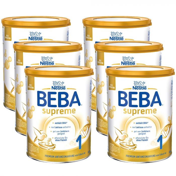 Nestlé BEBA SUPREME 1 Anfangsnahrung (6 x 800g)