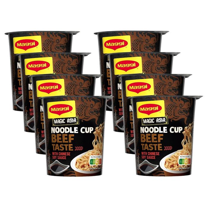 MAGGI Magic Asia Noodle Cup Beef  (8 x 63g)