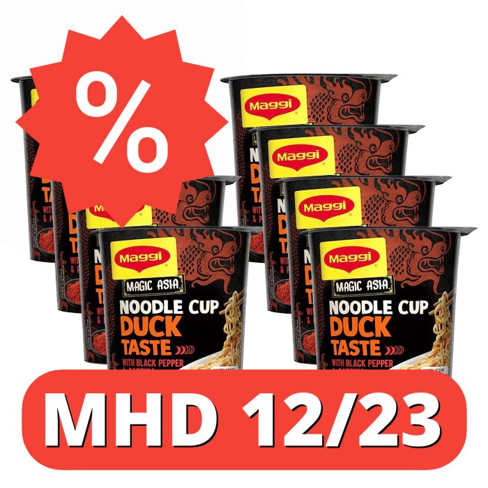 MAGGI Magic Asia Noodle Cup Duck (8 x 63g) [MHD 12/23]