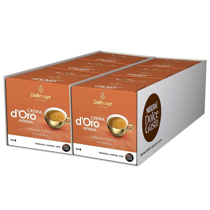 NESCAFÉ Dolce Gusto Dallmayr Crema d'Oro Intensa (6 x 16 Kapseln)
