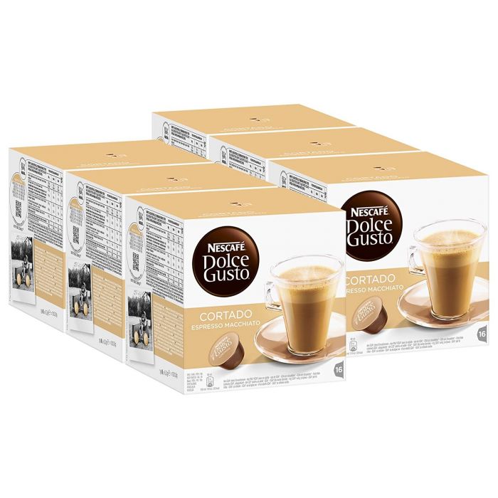 Nescafé® Dolce Gusto Cortado Espresso Macchiato (6 x 16 Kapseln)