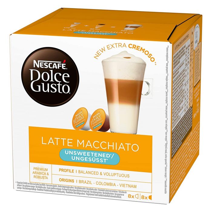 NESCAFÉ Dolce Gusto Latte Macchiato ungesüßt (1 x 16 Kapseln)