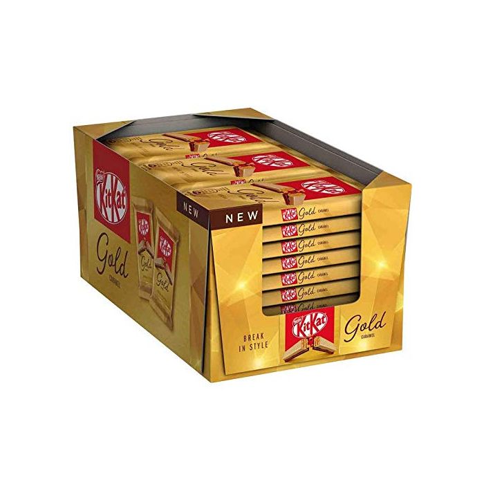 NESTLÉ KitKat Gold Schokoriegel 27er Pack (27 x 41,5g)