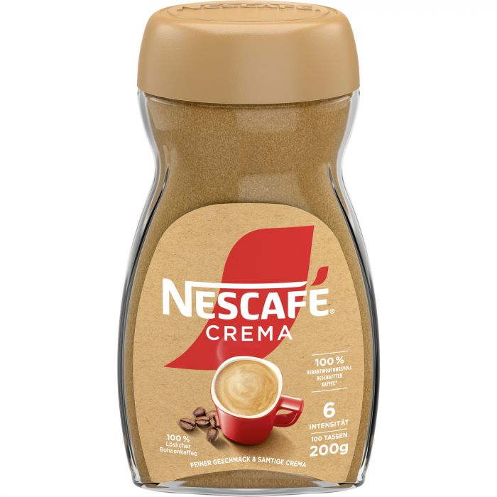 NESCAFÉ CLASSIC Crema, löslicher Bohnenkaffee  (1 x 200g)