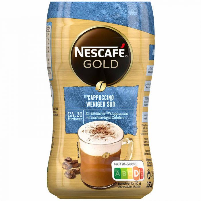 NESCAFÉ Gold Typ Cappuccino Weniger Süß (1 x 250g)