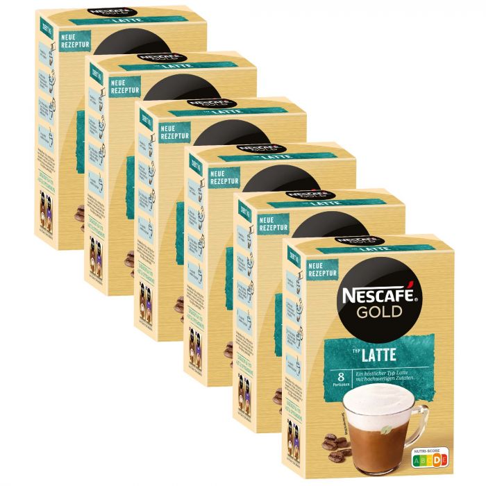 NESCAFÉ Gold Typ Latte (6 x 8 x 18g)