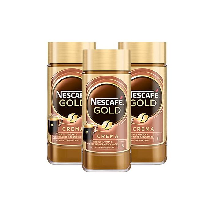 NESCAFÉ Gold Crema löslicher Kaffee (3 x 200g)