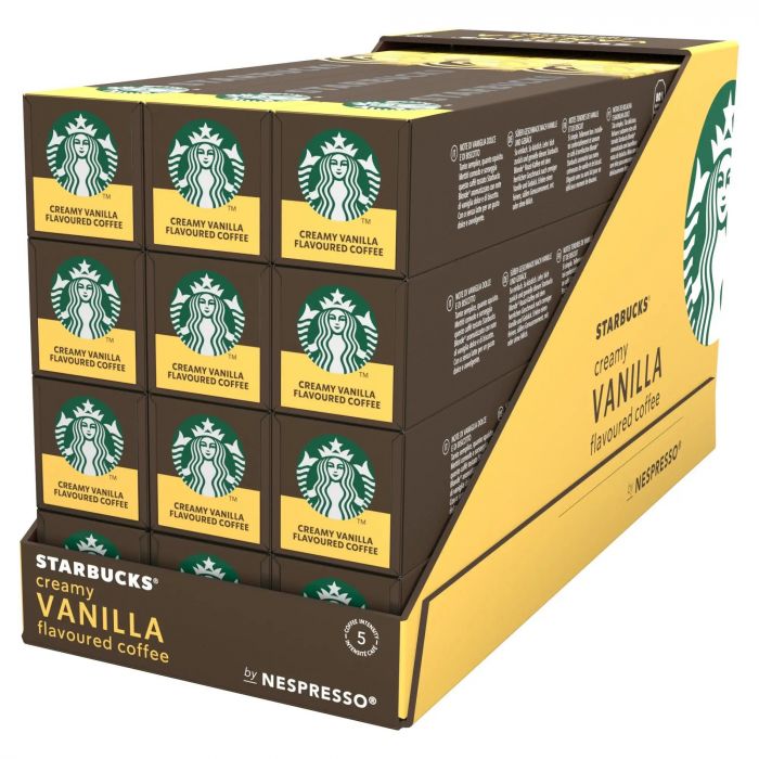 Starbucks Creamy Vanilla für Nespresso (12 x 10 Kapseln)