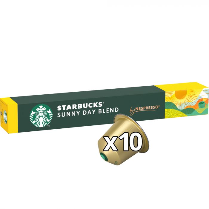 Starbucks Sunny Day Blend Lungo für Nespresso Kapseln (1 x 10 Kapseln)