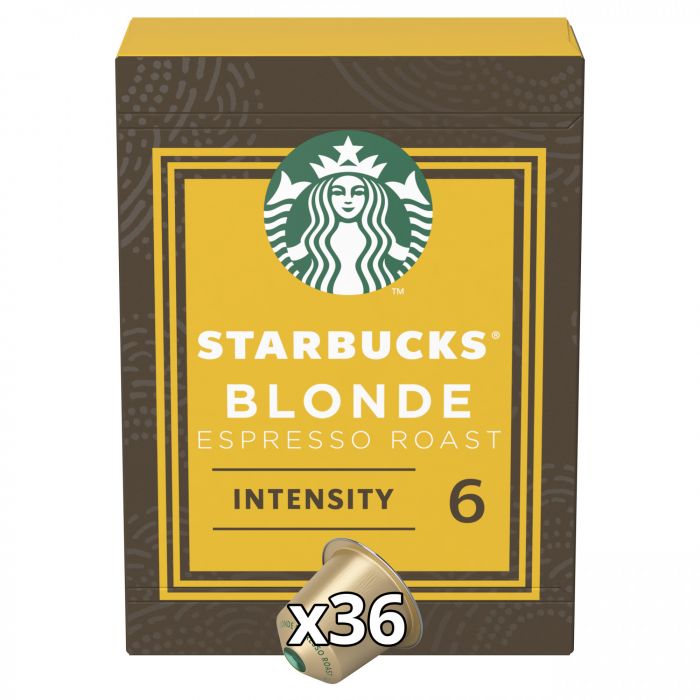 Starbucks Blonde Espresso Roast Big Pack für Nespresso (1 x 36 Kapseln)