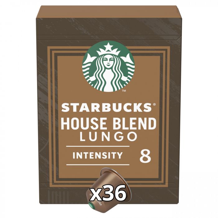 Starbucks House Blend Lungo Big Pack für Nespresso (4 x 36 Kapseln)