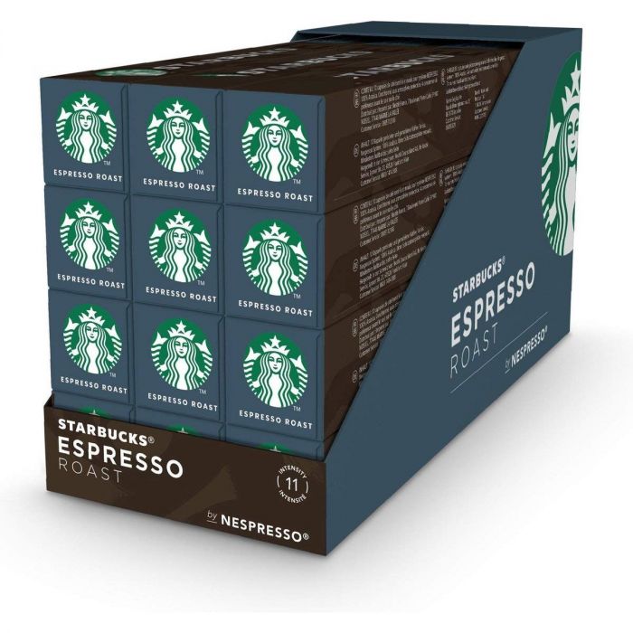 Starbucks Espresso Roast für Nespresso Kaffeekapseln (12 x 10 Kapseln)