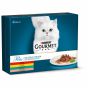 GOURMET Perle Erlesene Streifen Katzenfutter nass, Sorten-Mix, 8er Pack à 85g Dose (10er Pack (10 x 8 x 85g))